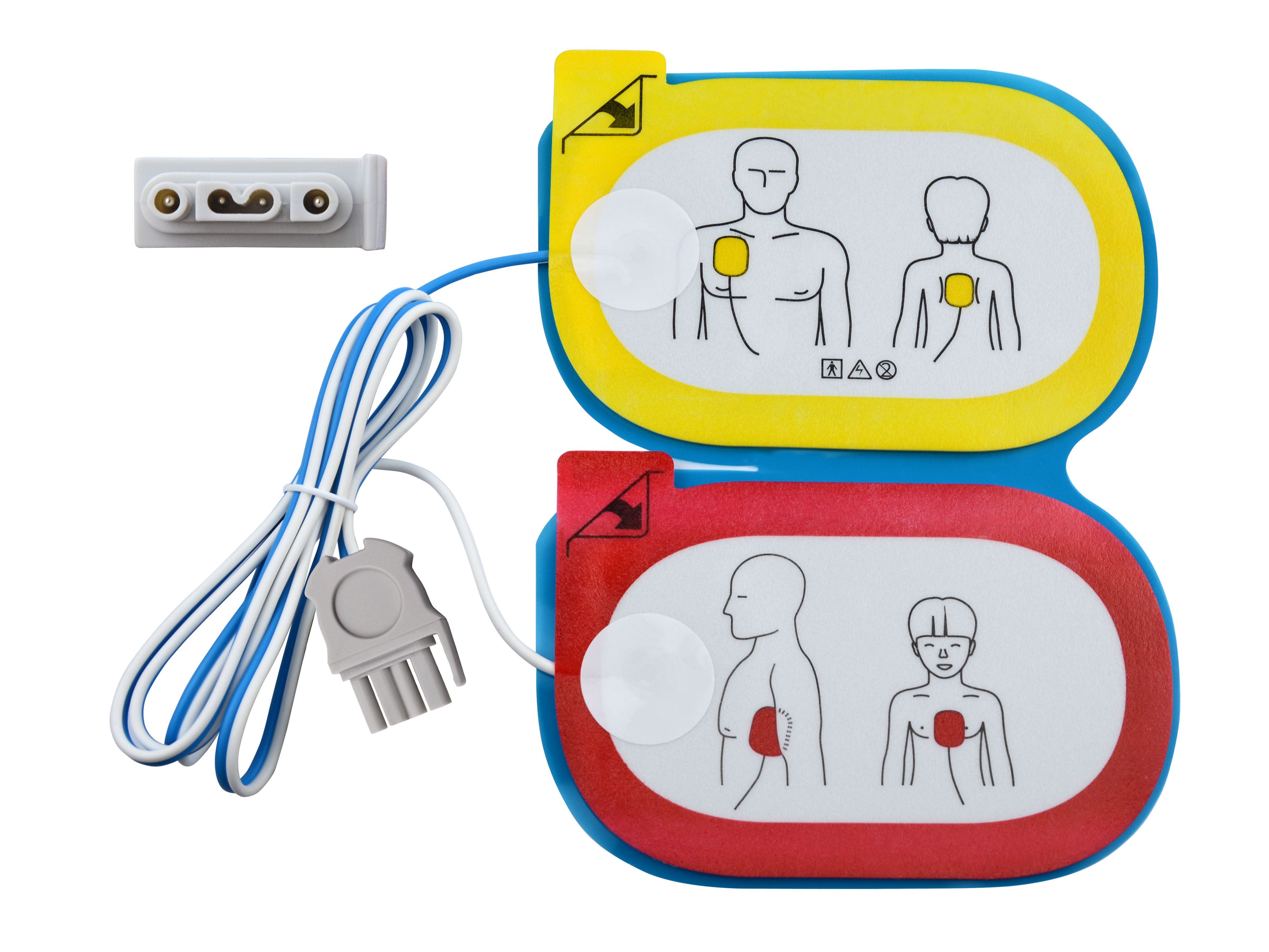 Disposable Defibrilatör Pedi Mindray Comen Bexen Cardioline Lifepak Yetişkin